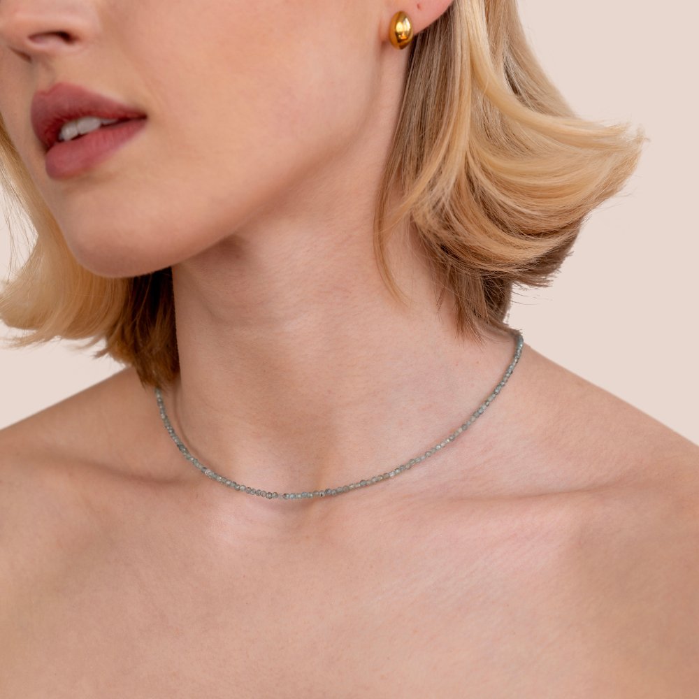 Apatite Bead Necklace
