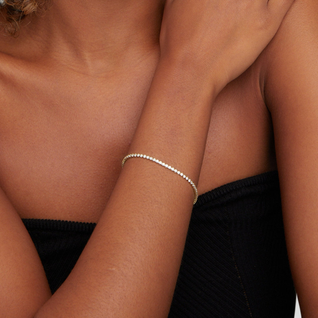 Cordelia Silber Tennis Bracelet