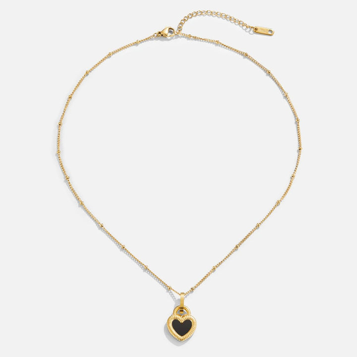 'Falling For You' Reversible Heart Necklace